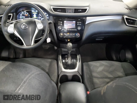 2014 Nissan Rogue S with VIN 5N1AT2MV5EC856022, listed as a Copart auction lot 44601055 with 95,637 mi miles and Salvage Title. Bid and sale history available at carsss.com. Image 8.