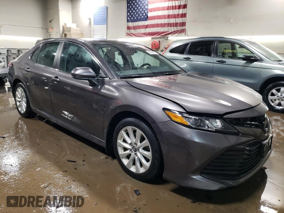 2020 Toyota Camry LE with VIN 4T1C11AK9LU939110, listed as a Copart auction lot 46349425 with 80,550 mi miles and Salvage Title. Bid and sale history available at carsss.com. Image 4.