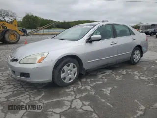 2007 Honda Accord LX with VIN 1HGCM56437A013176, listed as a Copart auction lot 52137795 with 157,887 mi miles and Salvage title. Bid and sale history available at DreamBid. Image 1.