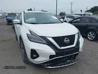 2024 Nissan Murano SL with VIN 5N1AZ2CJ8RC119142, listed as a IAAI auction lot 41217264 with 6,793 mi miles. Bid and sale history available at carsss.com. Image 1.