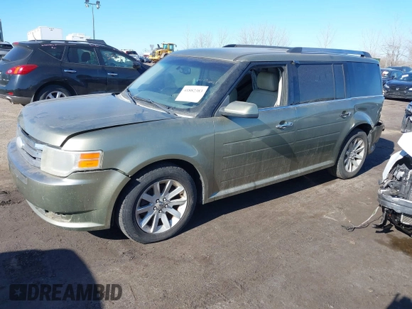 2012 Ford Flex SEL with VIN 2FMGK5CC8CBD00833, listed as a IAAI auction lot 41882383 with 202,171 mi miles. Bid and sale history available at carsss.com. Image 2.