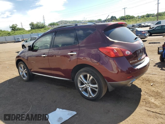 2010 Nissan Murano SL z VIN JN8AZ1MW6AW111072, wystawiony jako Copart lot #60704605 z przebiegiem 193 139 mil mil oraz Czysty tytuł • Clean title. Historia ofert i sprzedaży dostępna na DreamBid. Obrazek 2.