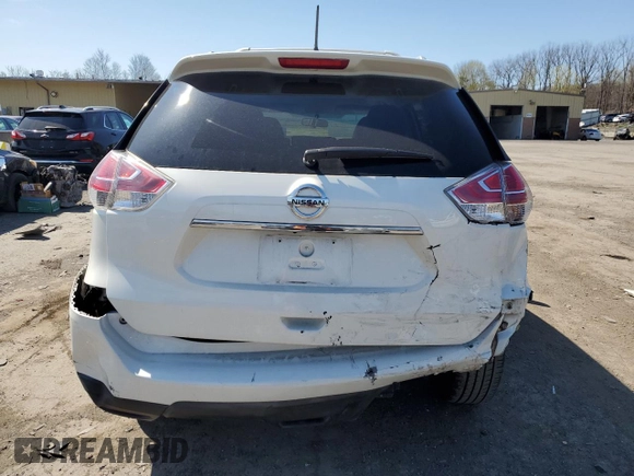 2015 Nissan Rogue SV with VIN 5N1AT2MT0FC773453, listed as a Copart auction lot 53191465 with 108,810 mi miles and Salvage Title. Bid and sale history available at carsss.com. Image 6.