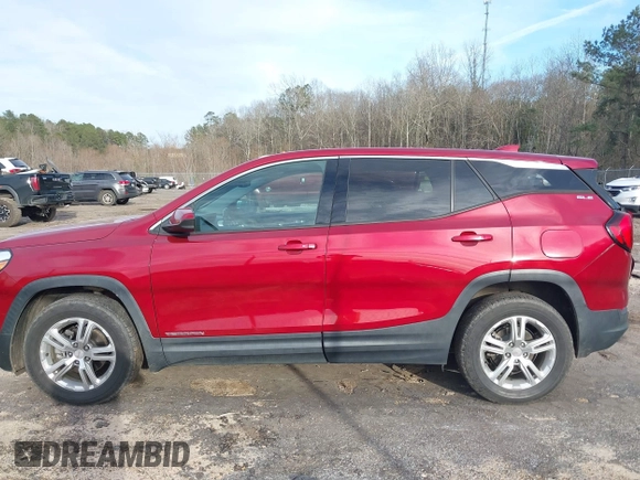 2019 GMC Terrain SLE with VIN 3GKALMEV9KL193203, listed as a IAAI auction lot 41679974 with 76,684 mi miles. Bid and sale history available at carsss.com. Image 14.