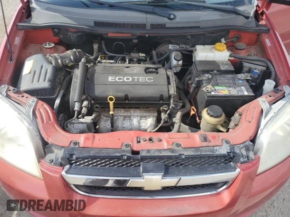 2010 Chevrolet Aveo 1LT with VIN KL1TD5DE2AB072903, listed as a Copart auction lot 55847315 with 122,618 mi miles and Clean Title. Bid and sale history available at DreamBid. Image 11.