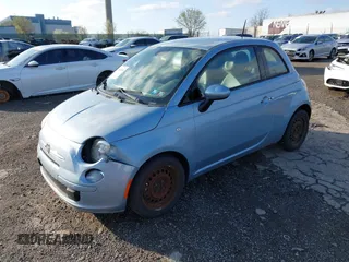 2013 FIAT 500 Pop with VIN 3C3CFFAR1DT754372, listed as a IAAI auction lot 41920208 with 1 mi miles. Bid and sale history available at carsss.com. Image 2.