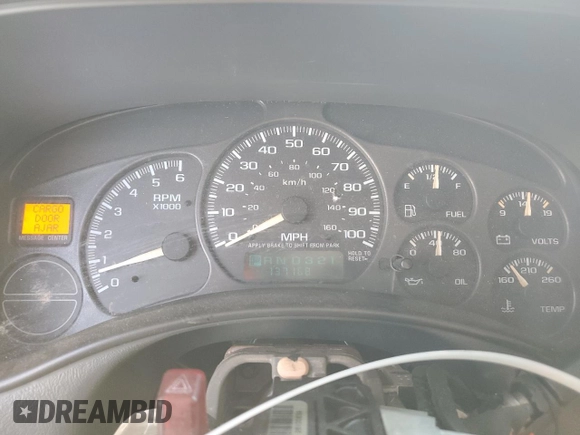 2002 Chevrolet Tahoe LT with VIN 1GNEC13T32R196563, listed as a Copart auction lot 68924114 with 137,168 mi miles and Salvage Title. Bid and sale history available at carsss.com. Image 9.