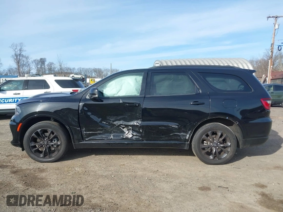 2021 Dodge Durango GT Plus with VIN 1C4RDJDG7MC522752, listed as a IAAI auction lot 41278846 with 39,178 mi miles. Bid and sale history available at carsss.com. Image 14.