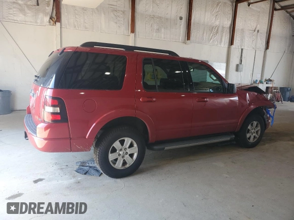 2010 Ford Explorer XLT with VIN 1FMEU7DE2AUA96230, listed as a Copart auction lot 62702185 with Not provided miles and Salvage title. Bid and sale history available at DreamBid. Image 3.