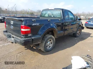 2005 Ford F-150 STX with VIN 1FTRF04W25KD56854, listed as a IAAI auction lot 41522143 with 218,197 mi miles and . Bid and sale history available at DreamBid. Image 4.