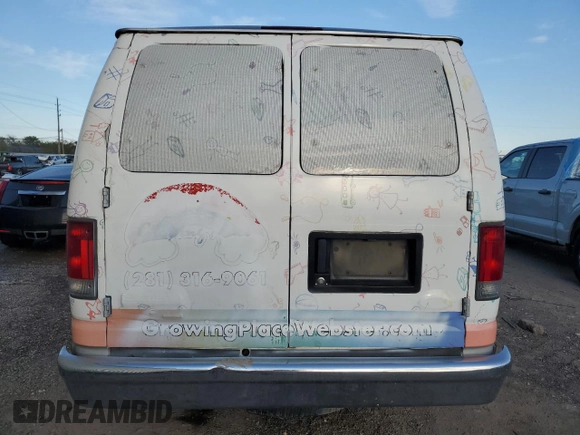 2006 Ford Econoline Passenger XL with VIN 1FBSS31L96HB43377, listed as a Copart auction lot 83358794 with 106,915 mi miles and Salvage Title. Bid and sale history available at carsss.com. Image 6.