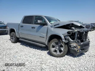 2024 Ram 1500 Big Horn with VIN 1C6SRFFT0RN179540, listed as a Copart auction lot 52899215 with 14,639 mi miles and Salvage title. Bid and sale history available at DreamBid. Image 4.