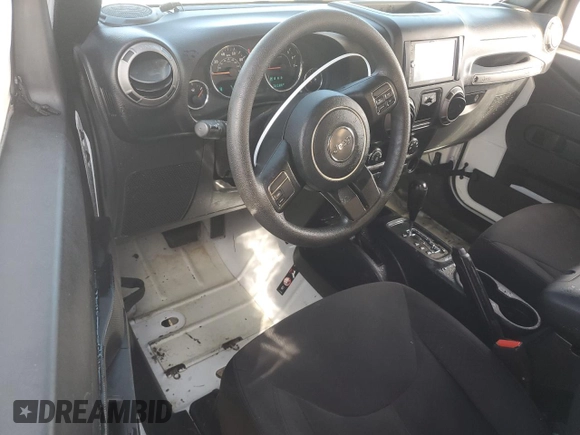 2017 Jeep Wrangler Sport with VIN 1C4AJWAG5HL502352, listed as a Copart auction lot 74010244 with 76,086 mi miles and Non Repairable. Bid and sale history available at DreamBid. Image 8.
