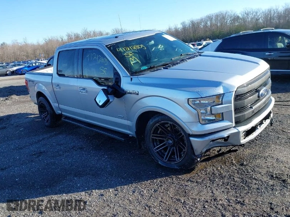 2016 Ford F-150 XLT with VIN 1FTEW1EP1GFD27420, listed as a IAAI auction lot 41212805 with 132,047 mi miles. Bid and sale history available at carsss.com. Image 1.