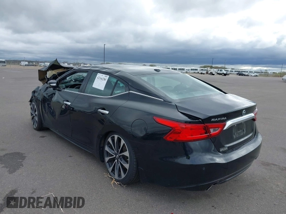 2016 Nissan Maxima SR z VIN 1N4AA6AP9GC386237, wystawiony jako IAAI lot #42166280 z przebiegiem 130 091 mil mil oraz . Historia ofert i sprzedaży dostępna na DreamBid. Obrazek 3.