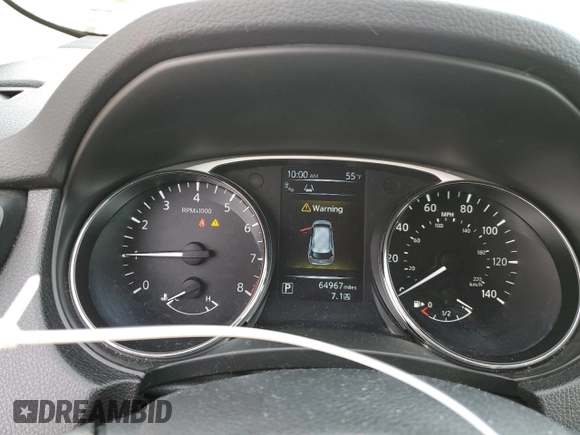 2015 Nissan Rogue SL with VIN 5N1AT2MV9FC883421, listed as a Copart auction lot 52615365 with 64,967 mi miles and Salvage Title. Bid and sale history available at DreamBid. Image 9.