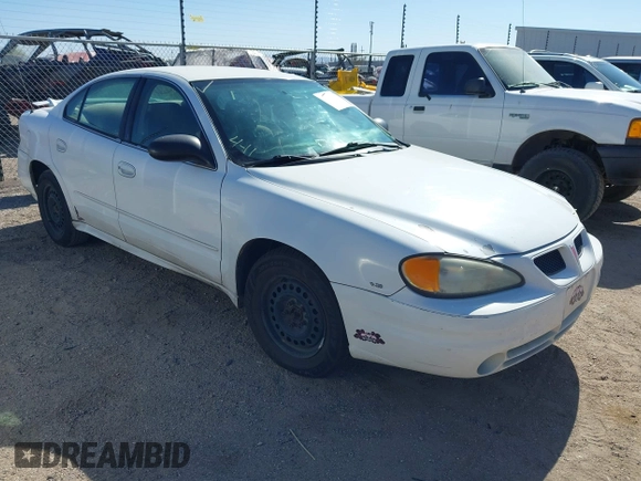 2005 Pontiac Grand Am SE with VIN 1G2NE52E05M215976, listed as a IAAI auction lot 42025657 with 220,418 mi miles. Bid and sale history available at carsss.com. Image 1.