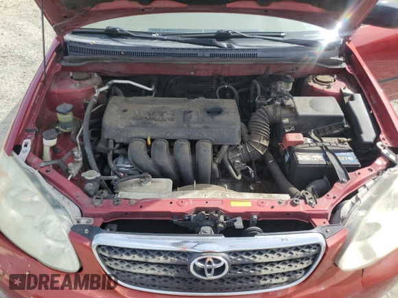 2007 Toyota Corolla CE with VIN JTDBR32E670128598, listed as a Copart auction lot 55133465 with 170,658 mi miles and Salvage Title. Bid and sale history available at DreamBid. Image 11.