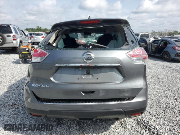 2016 Nissan Rogue S with VIN 5N1AT2MT7GC925228, listed as a Copart auction lot 49996655 with 125,622 mi miles and Salvage Title. Bid and sale history available at carsss.com. Image 6.