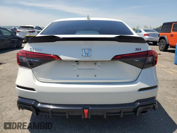 2024 Honda Civic Si z VIN 2HGFE1E58RH471829, wystawiony jako Copart lot #56796275 z przebiegiem 15 243 mil mil oraz Szkoda całkowita • Salvage title. Historia ofert i sprzedaży dostępna na DreamBid. Obrazek 6.