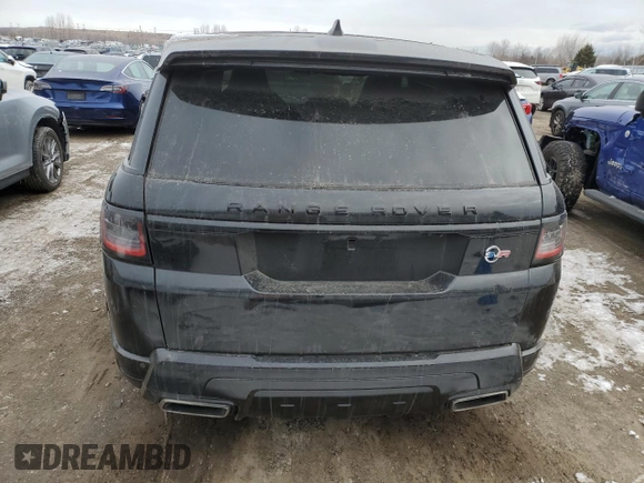2018 Land Rover Range Rover Sport SVR with VIN SALWZ2SE6JA800746, listed as a Copart auction lot 83444184 with 121,681 mi miles and Non Repairable. Bid and sale history available at carsss.com. Image 6.