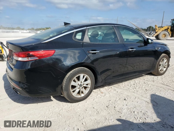 2018 Kia Optima S with VIN 5XXGT4L34JG229767, listed as a Copart auction lot 57429905 with 68,531 mi miles and Salvage title. Bid and sale history available at DreamBid. Image 3.