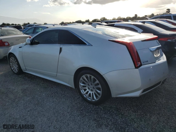 2011 Cadillac CTS Coupe Performance with VIN 1G6DJ1ED3B0148102, listed as a Copart auction lot 73806344 with 117,302 mi miles and Salvage Title. Bid and sale history available at carsss.com. Image 2.