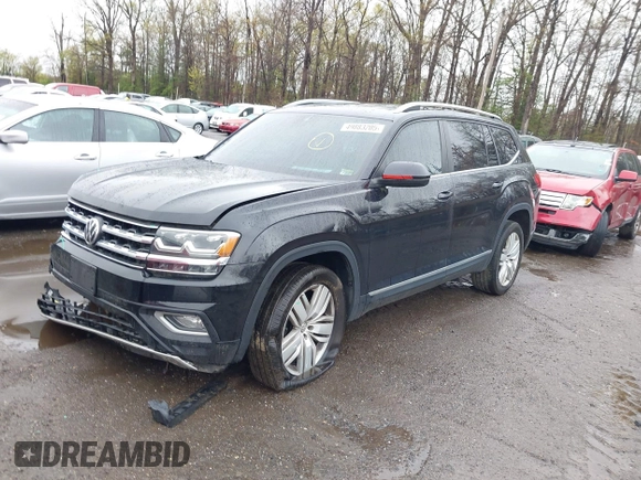 2019 Volkswagen Atlas SEL with VIN 1V2MR2CA4KC592087, listed as a IAAI auction lot 41961829 with 101,267 mi miles and . Bid and sale history available at DreamBid. Image 17.