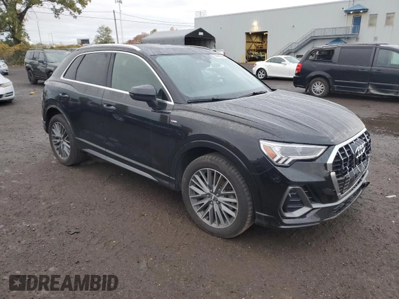2019 Audi Q3 S line Prestige with VIN WA1FECF38K1079598, listed as a Copart auction lot 75451884 with 71,486 mi miles and Salvage Title. Bid and sale history available at carsss.com. Image 4.