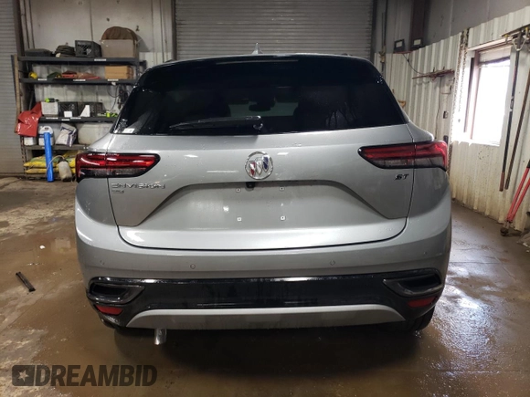 2023 Buick Envision Essence with VIN LRBFZPR4XPD200612, listed as a Copart auction lot 65352914 with 2,019 mi miles and Salvage Title. Bid and sale history available at carsss.com. Image 6.