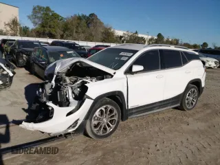 2020 GMC Terrain SLT with VIN 3GKALPEX1LL216929, listed as a Copart auction lot 48535825 with 43,449 mi miles and Salvage Title. Bid and sale history available at carsss.com. Image 1.