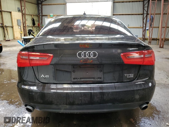 2015 Audi A6 with VIN WAUFFCFC9FN017044, listed as a Copart auction lot 51553694 with 181,733 mi miles and Salvage title. Bid and sale history available at DreamBid. Image 6.