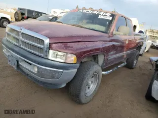2000 Dodge Ram 1500 with VIN 3B7HF13Z9YG149645, listed as a Copart auction lot 87197624 with 244,846 mi miles and Salvage Title. Bid and sale history available at carsss.com. Image 1.