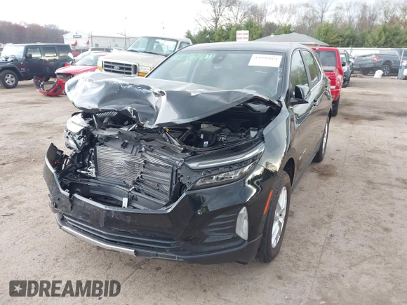 2023 Chevrolet Equinox LT with VIN 3GNAXUEGXPL248662, listed as a IAAI auction lot 42096164 with 34,477 mi miles and . Bid and sale history available at DreamBid. Image 2.