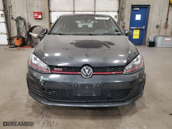 2016 Volkswagen Golf GTI S w/Performance Pkg with VIN 3VW447AU4GM015329, listed as a Copart auction lot 75875924 with 125,616 mi miles and Salvage Title. Bid and sale history available at carsss.com. Image 5.