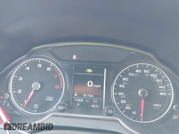 2015 Audi Q5 Premium Plus with VIN WA1LFAFP9FA116669, listed as a IAAI auction lot 41907893 with 115,638 mi miles and . Bid and sale history available at DreamBid. Image 7.