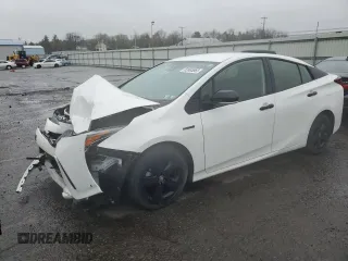 2022 Toyota Prius L Eco with VIN JTDKAMFU0N3172350, listed as a Copart auction lot 52685865 with 55,573 mi miles and Salvage Title. Bid and sale history available at DreamBid. Image 1.
