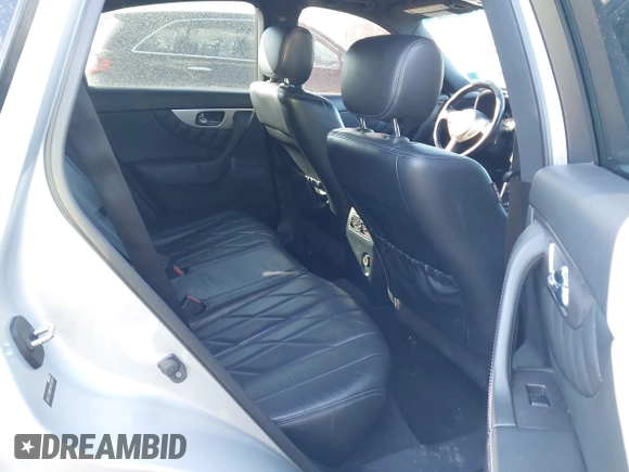 2015 Infiniti QX70 with VIN JN8CS1MW6FM482894, listed as a IAAI auction lot 41671236 with 106,599 mi miles and . Bid and sale history available at DreamBid. Image 8.