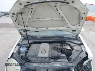 2008 Volkswagen Jetta Sedan S with VIN 3VWJZ71K58M075639, listed as a IAAI auction lot 41855222 with 142,902 mi miles. Bid and sale history available at carsss.com. Image 10.