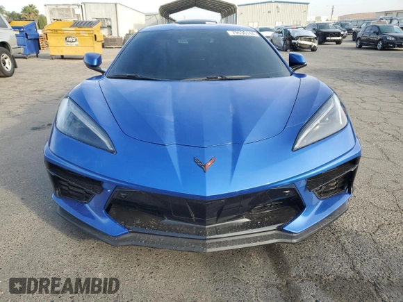2022 Chevrolet Corvette 2LT with VIN 1G1YB2D49N5124227, listed as a Copart auction lot 79536144 with 18,202 mi miles and Salvage Title. Bid and sale history available at carsss.com. Image 5.