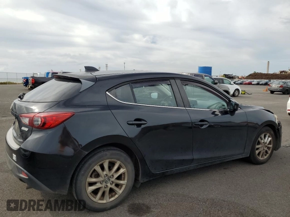 2014 Mazda 3 i Grand Touring with VIN JM1BM1M7XE1120268, listed as a Copart auction lot 43279765 with 93,075 mi miles and Salvage Title. Bid and sale history available at DreamBid. Image 3.