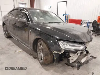 2018 Audi A4 Premium Plus z VIN WAUENAF40JN014523, wystawiony jako IAAI lot #41584785 z przebiegiem 85 013 mil mil oraz . Historia ofert i sprzedaży dostępna na DreamBid. Obrazek 1.