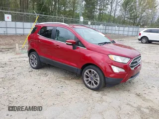 2018 Ford EcoSport Titanium z VIN MAJ6P1WL0JC192409, wystawiony jako IAAI lot #41913280 z przebiegiem 43 279 mil mil oraz . Historia ofert i sprzedaży dostępna na DreamBid. Obrazek 1.