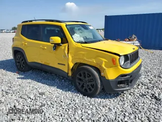 2017 Jeep Renegade Altitude with VIN ZACCJABB5HPF93679, listed as a Copart auction lot 57417255 with 106,098 mi miles and Salvage title. Bid and sale history available at DreamBid. Image 4.