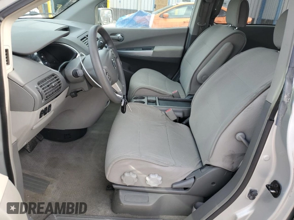 2007 Nissan Quest S with VIN 5N1BV28U27N128407, listed as a Copart auction lot 86583964 with 186,644 mi miles and Salvage Title. Bid and sale history available at carsss.com. Image 7.