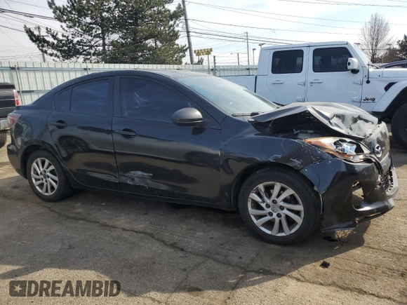 2012 Mazda 3 i Touring with VIN JM1BL1V79C1575014, listed as a Copart auction lot 48743455 with 176,979 mi miles and Salvage Title. Bid and sale history available at DreamBid. Image 4.