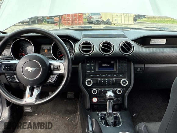 2016 Ford Mustang V6 with VIN 1FA6P8AM6G5336289, listed as a Copart auction lot 52739715 with 104,909 mi miles and Clean Title. Bid and sale history available at carsss.com. Image 9.