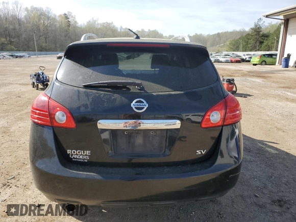 2011 Nissan Rogue SV with VIN JN8AS5MTXBW562167, listed as a Copart auction lot 50415275 with 357,198 mi miles and Salvage Title. Bid and sale history available at carsss.com. Image 6.