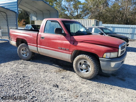 1998 Dodge Ram 1500 with VIN 1B7HC16X6WS517319, listed as a Copart auction lot 80481744 with 251,158 mi miles and Salvage Title. Bid and sale history available at carsss.com. Image 4.