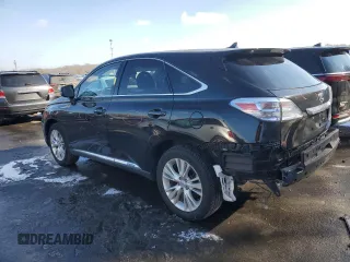 2012 Lexus RX 450h with VIN JTJZB1BA1C2407621, listed as a Copart auction lot 88302315 with 141,315 mi miles and Salvage title. Bid and sale history available at DreamBid. Image 2.